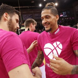 Julian Gamble, Nemanja Djurisic / Telekom Baskets Bonn nach Sieg vs. L