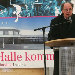 Grundsteinlegung Baskets-Halle / Neue Halle der Telekom Baskets Bonn, Pr